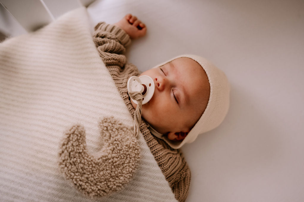 Ledikantdeken wol - Natural / Creme