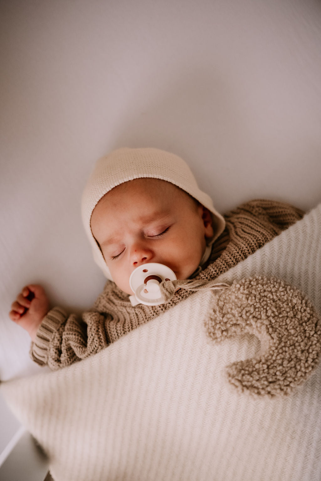 Ledikantdeken wol - Natural / Creme