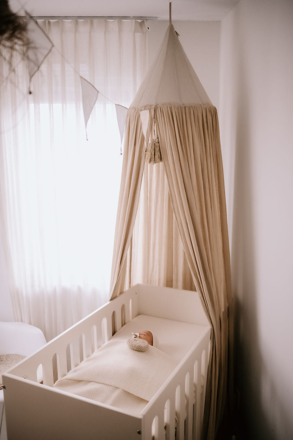 Ledikantdeken wol - Natural / Creme