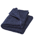 Disana merinowollen deken blauw